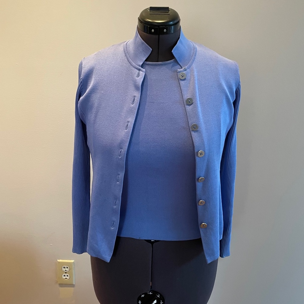 Periwinkle twin set